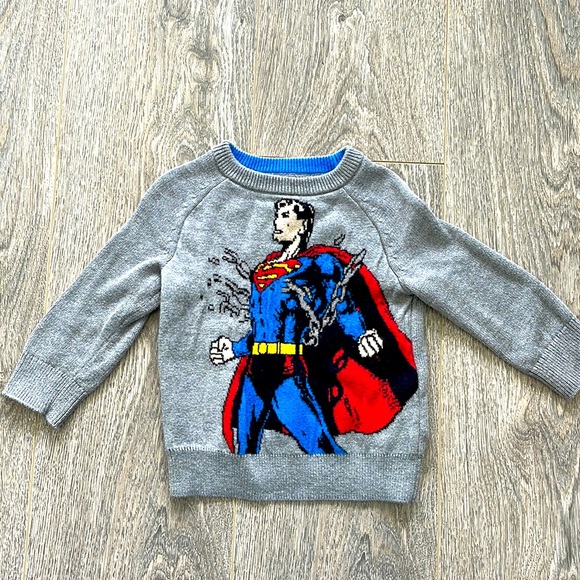 Baby Gap super man sweater - Picture 1 of 2